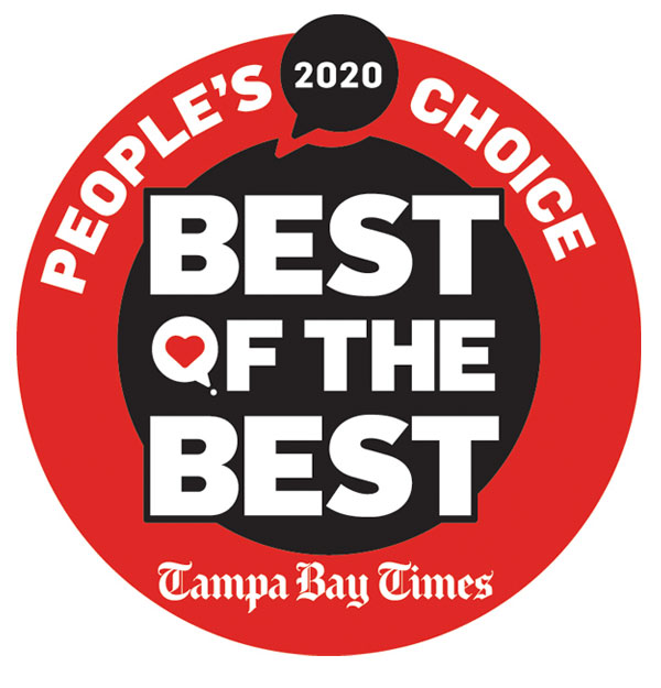 Tampa Bay Times Best of the Best People’s Choice Award 2020 Internal